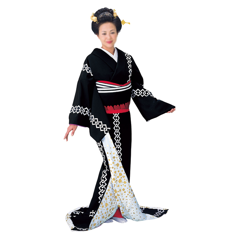 おまとめ専用】大衆演劇 日本舞踊 裾引き お引きずり 帯付 - 着物